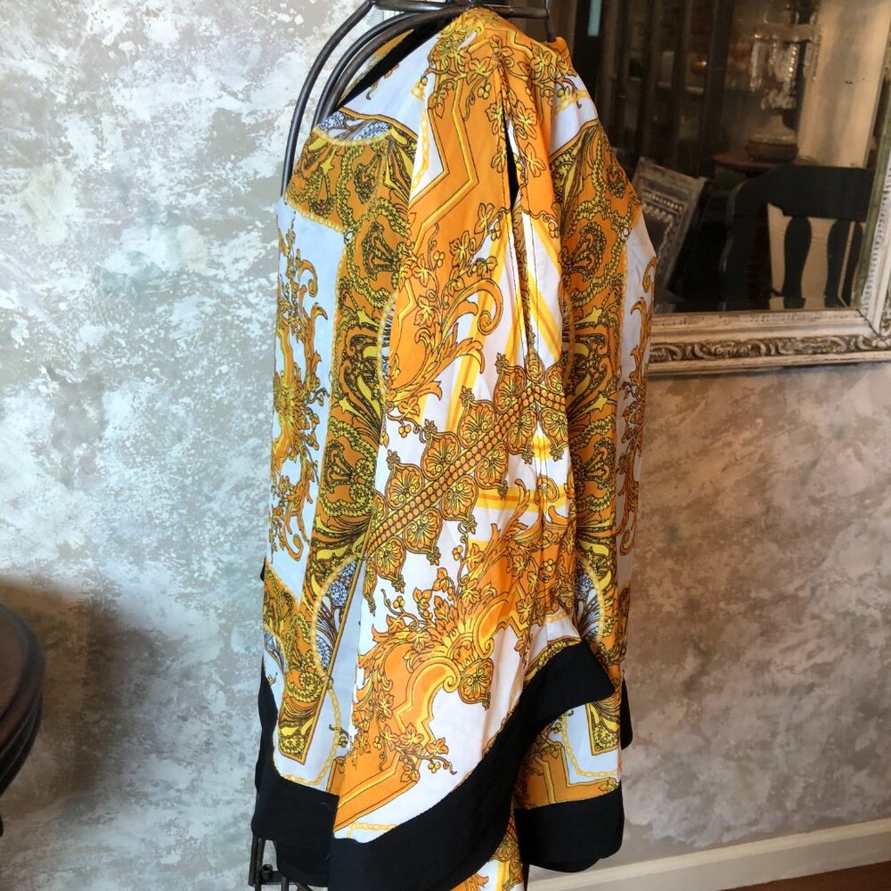 Coco Bianco Cold Shoulder Print Top Size M - image 3